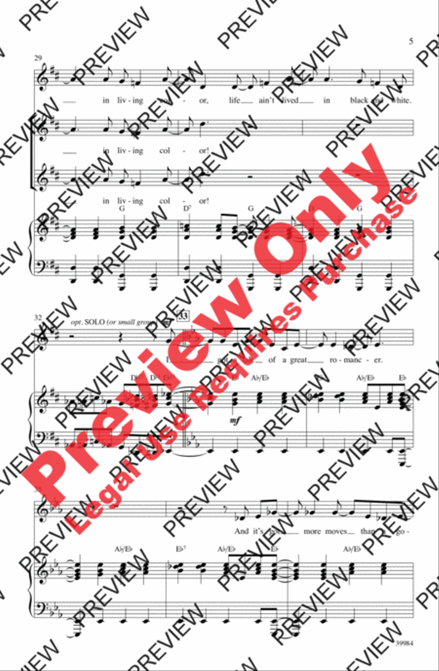 Live in Living Color Women's Choir scores gallery preview page 5
