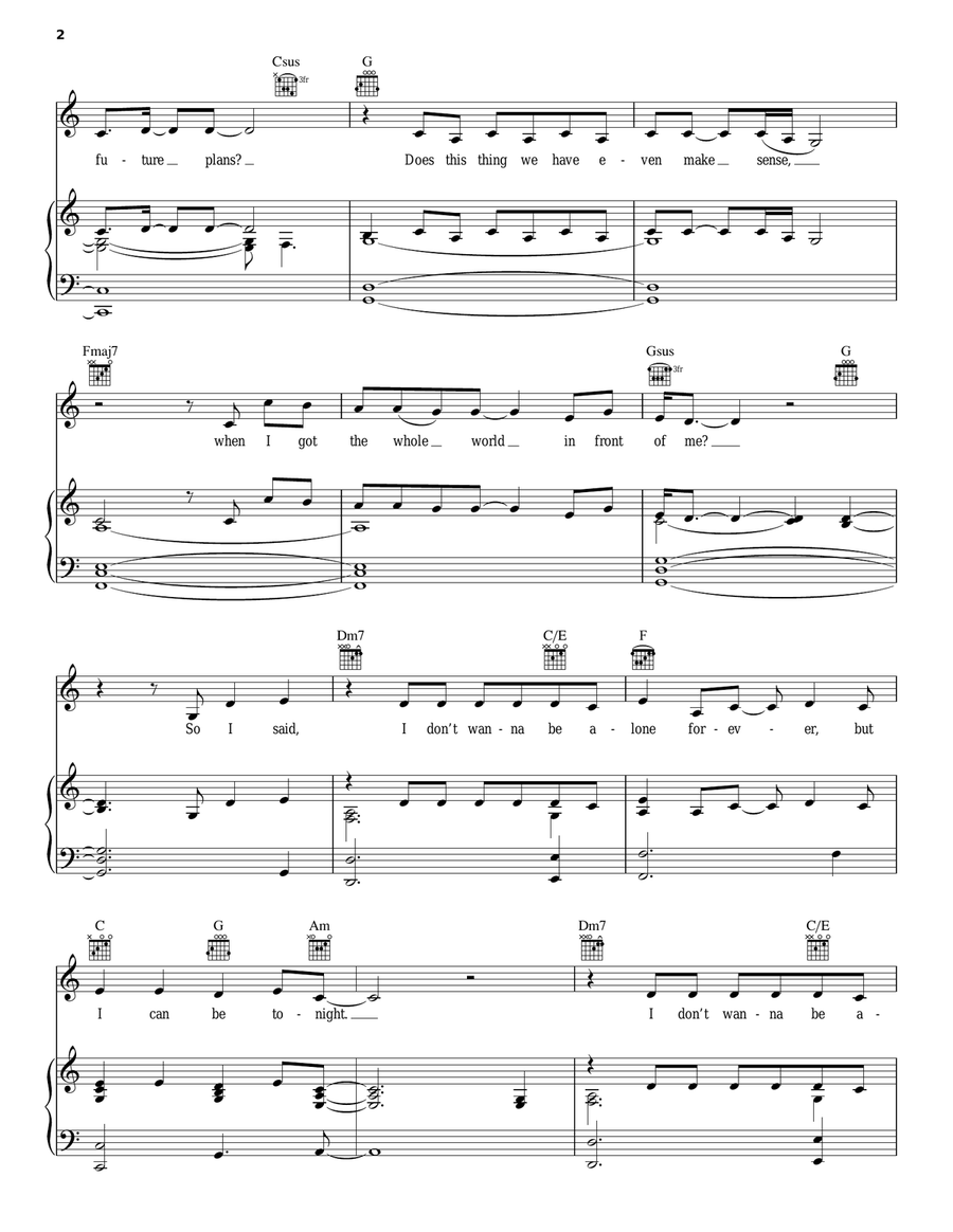 Gypsy Gypsy Piano, Vocal, Guitar scores gallery preview page 2