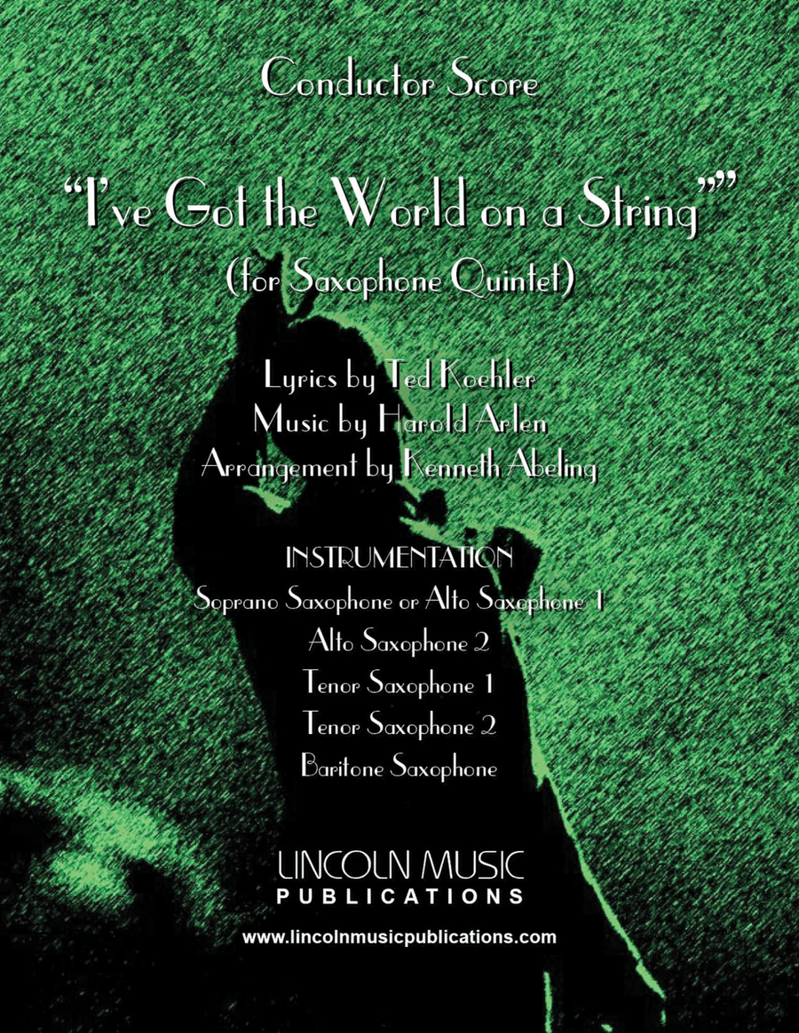 I've Got The World On A String Saxophone Quintet scores gallery preview page 1