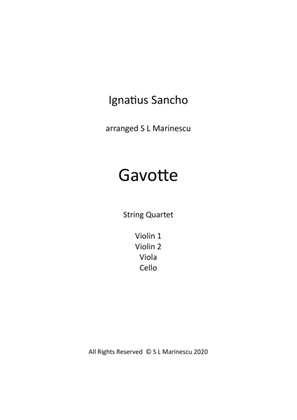 Book cover for Gavotte - Ignatius Sancho