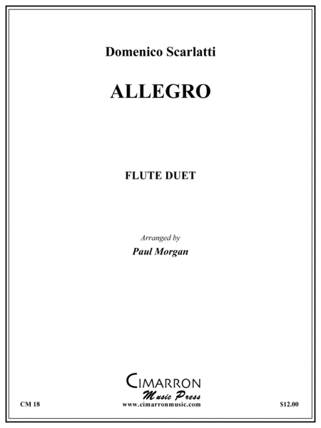 Allegro for Two Flutes image number null