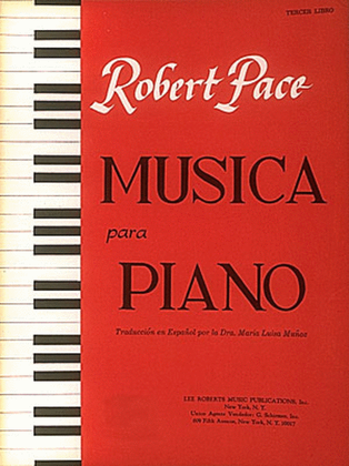Book cover for Musica Para Piano Tercer Libro Spanish Book III