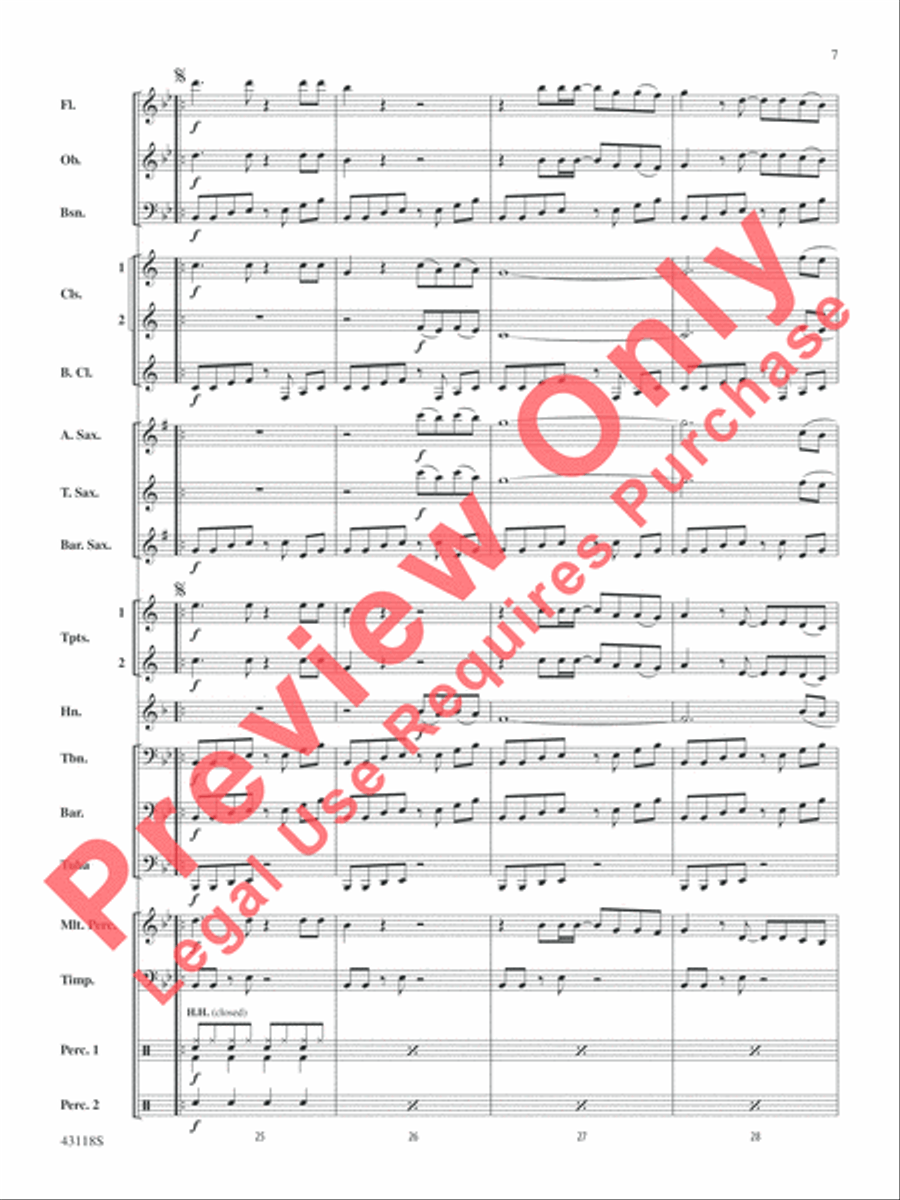 Domino Concert Band scores gallery preview page 8
