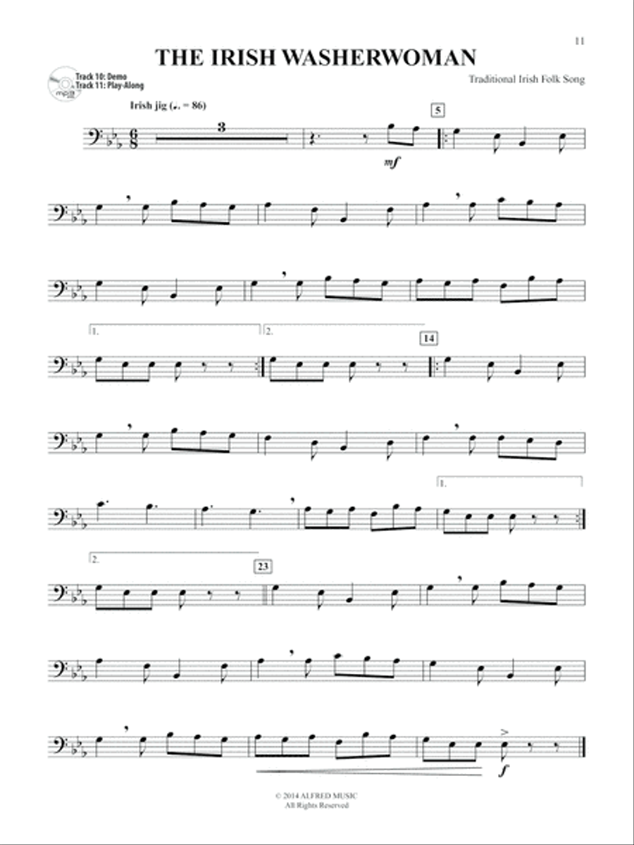 Easy Instrumental Solos For Special Occasions & Celebrations Trombone scores gallery preview page 7