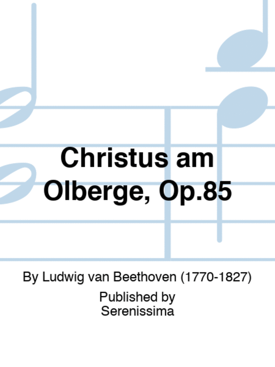 Christus am Olberge, Op.85 Voice scores gallery preview page 1