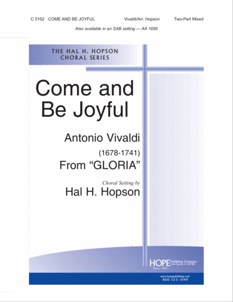 Come and Be Joyful 2-Part scores gallery preview page 1