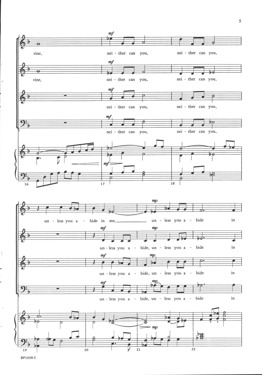 Abide in Me 4-Part scores gallery preview page 4