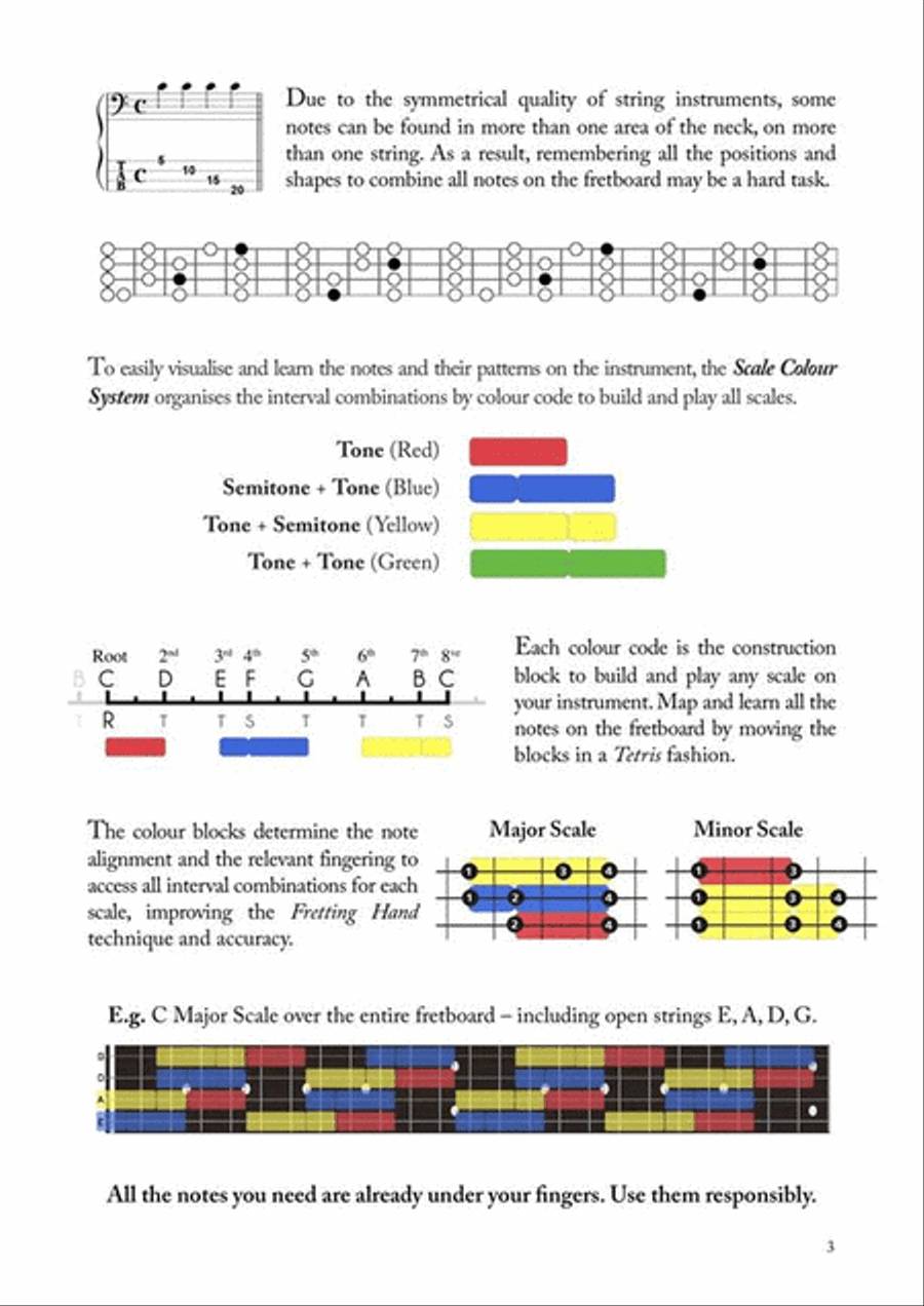 Scale Colour System Bass Volume 1 Bass Guitar scores gallery preview page 4