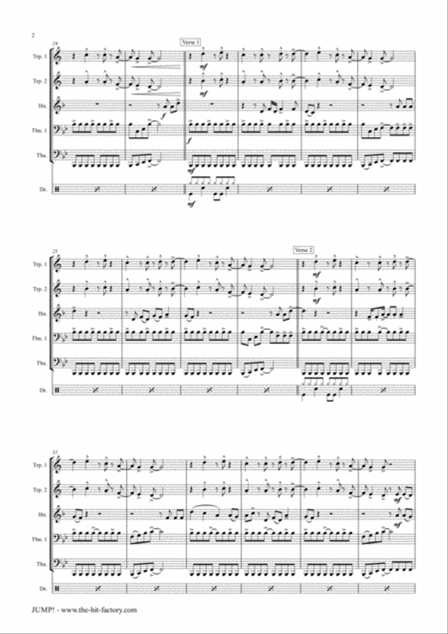 Jump Euphonium scores gallery preview page 2