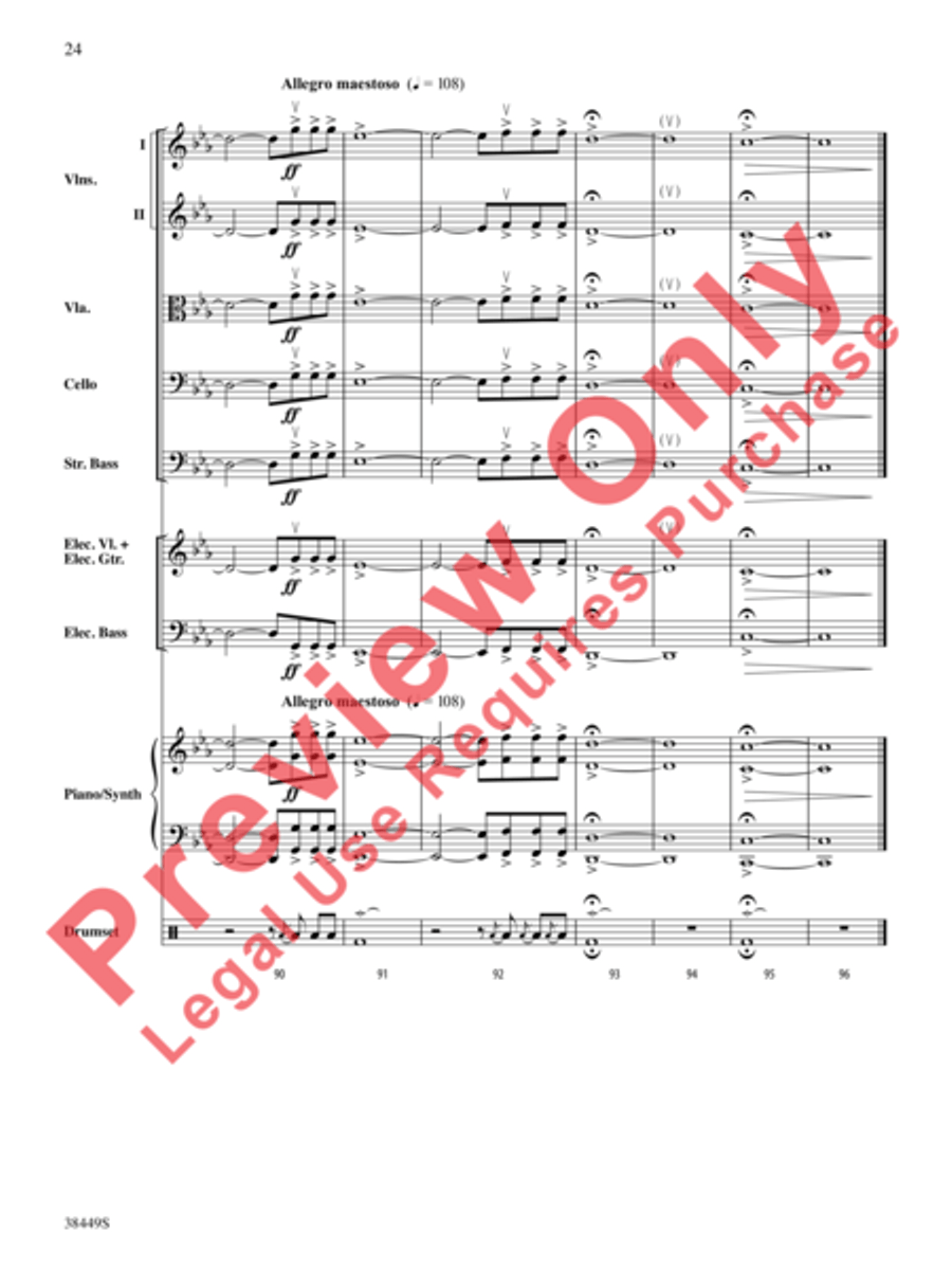 Requiem (The Fifth) String Orchestra scores gallery preview page 25