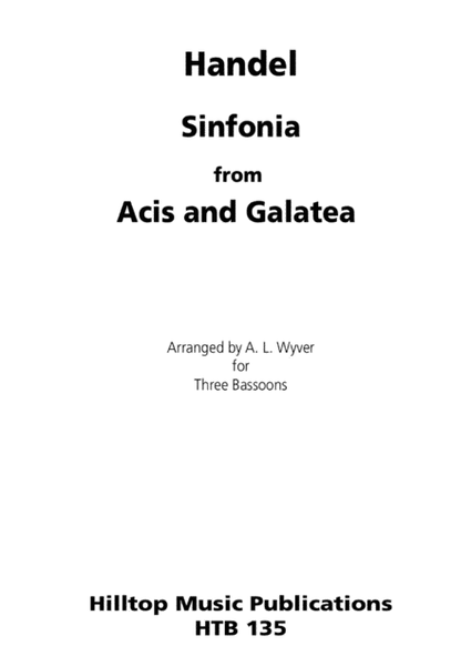 Sinfonia from Acis and Galatea arr. three bassoons image number null