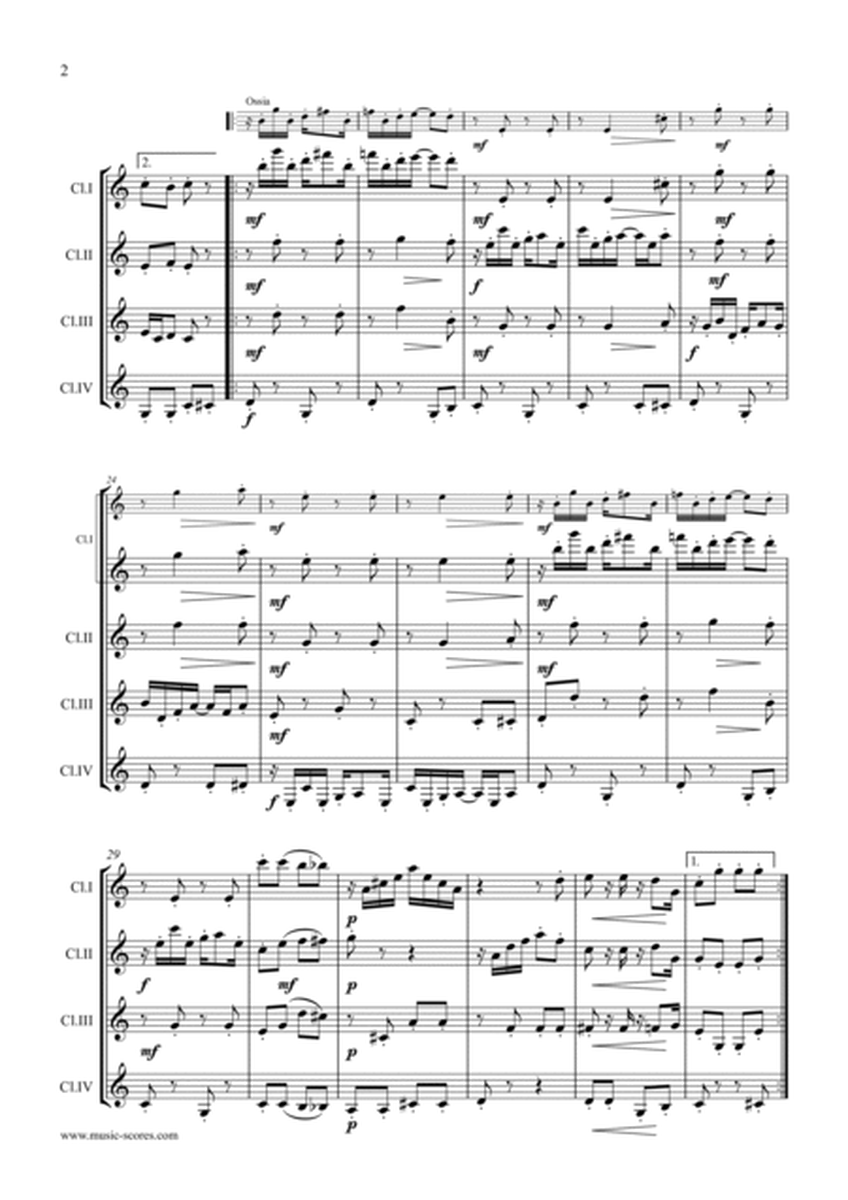 Maple Leaf Rag - Clarinet Quartet image number null