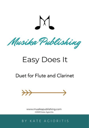 Book cover for Easy Does It - Jazz Duet for Flute and Clarinet
