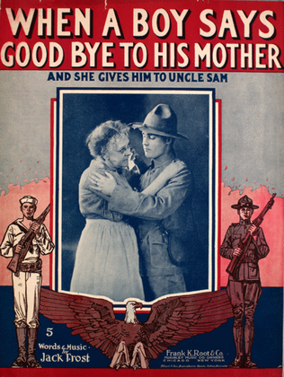 Book cover for When a Boy Says Good Bye To His Mother (and She Gives Him To Uncle Sam)