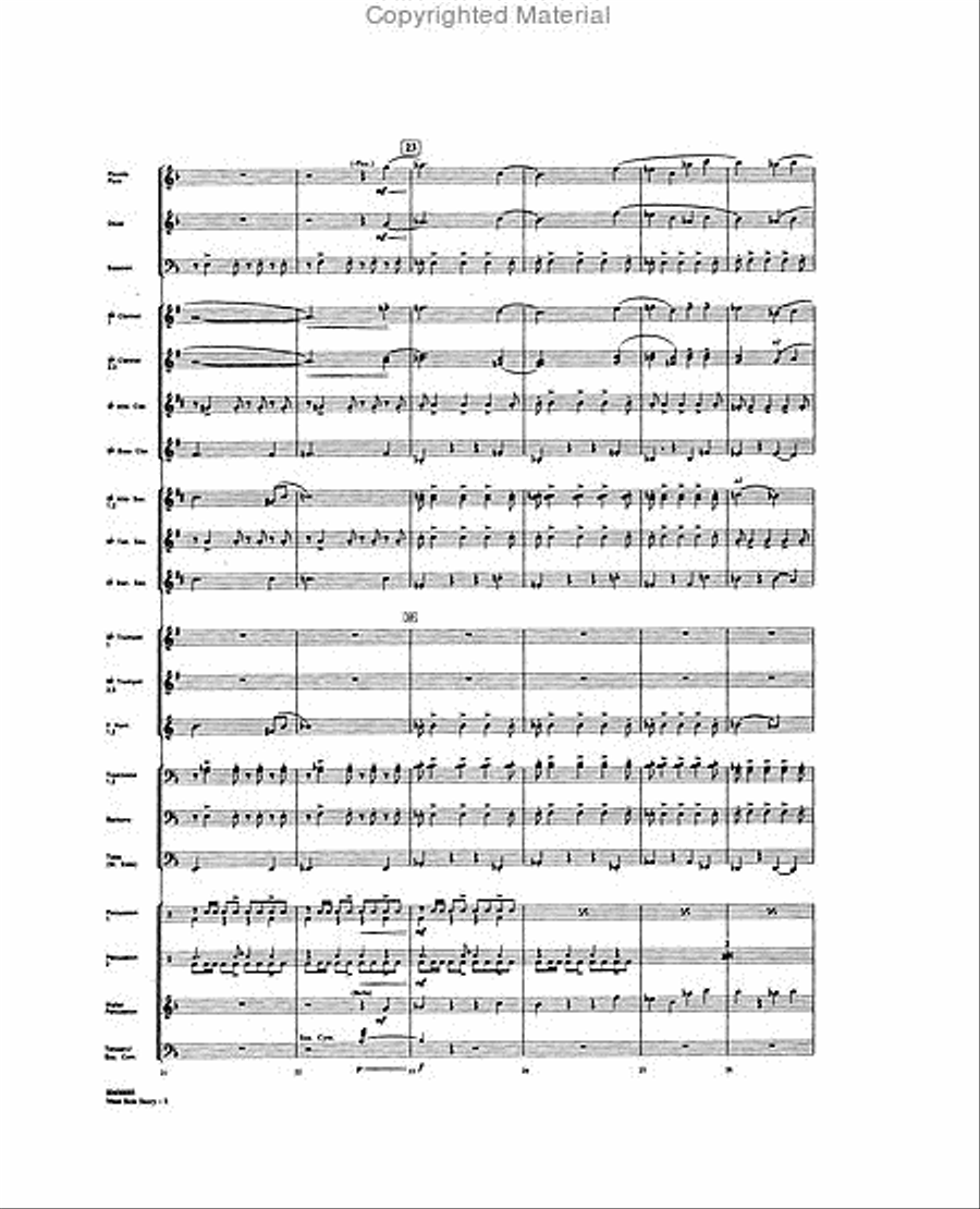 West Side Story (Medley) West Side Story (Medley) Concert Band scores gallery preview page 5
