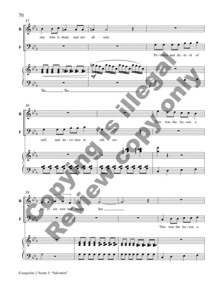 Evangeline (Piano/Vocal Score) image number null