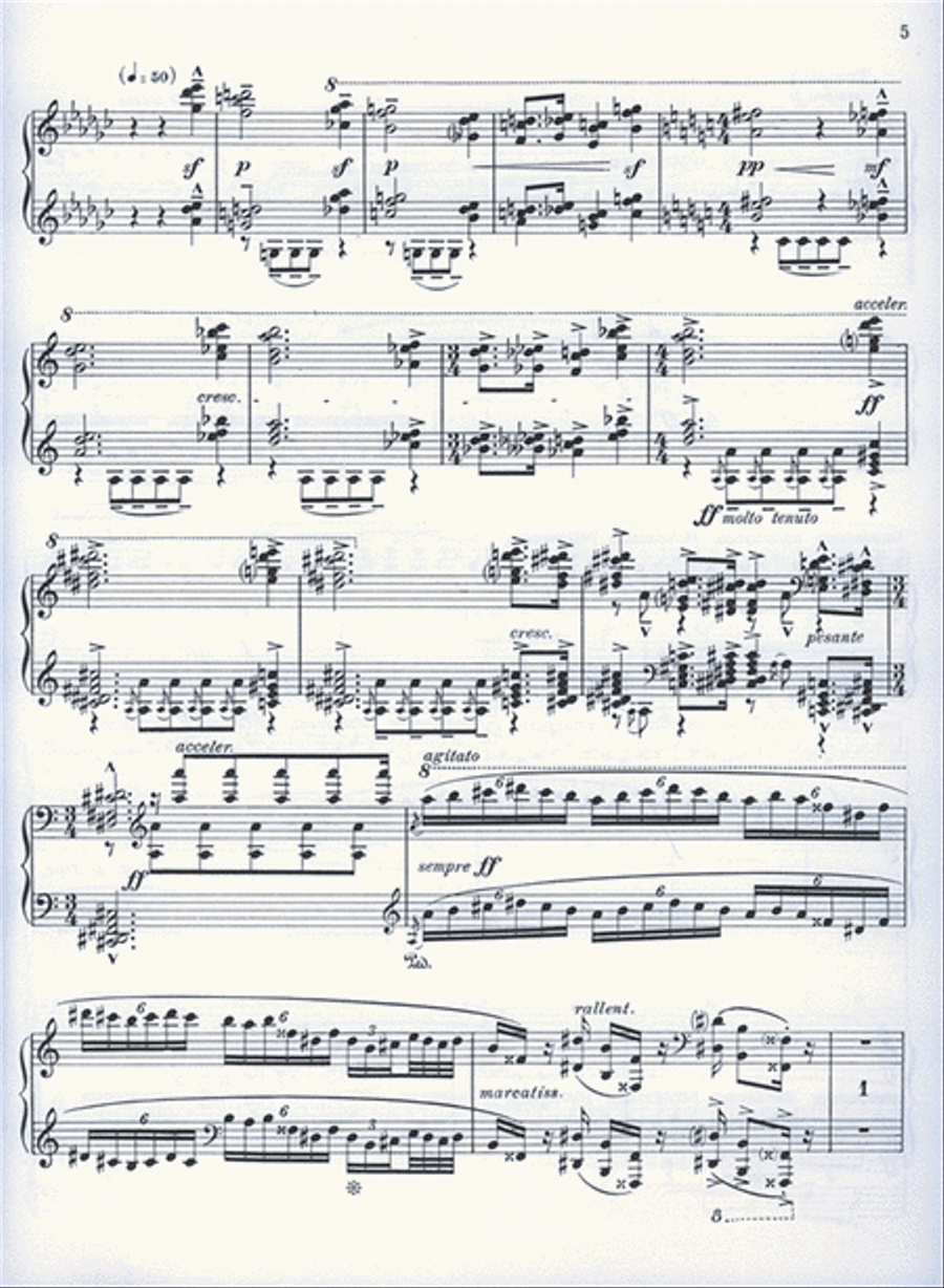 Neun Klavierstücke op. 3 Piano Solo scores gallery preview page 4