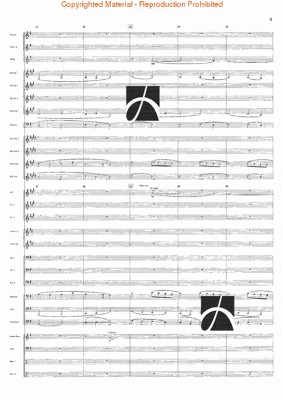 Westminster Carol Concert Band scores gallery preview page 6