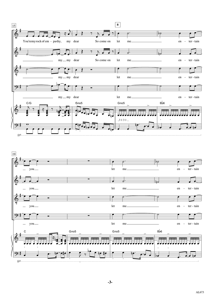 Let Me Entertain You Divisi scores gallery preview page 3