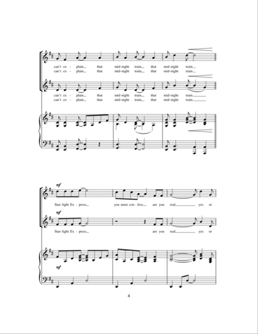 Starlight Express 2-Part scores gallery preview page 4