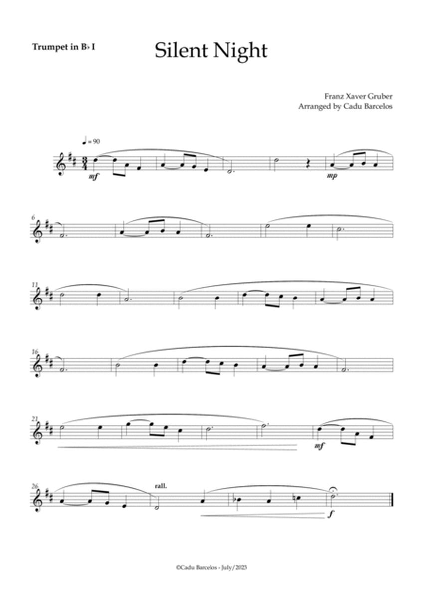 Silent night (Brass Quintet) Piano image number null