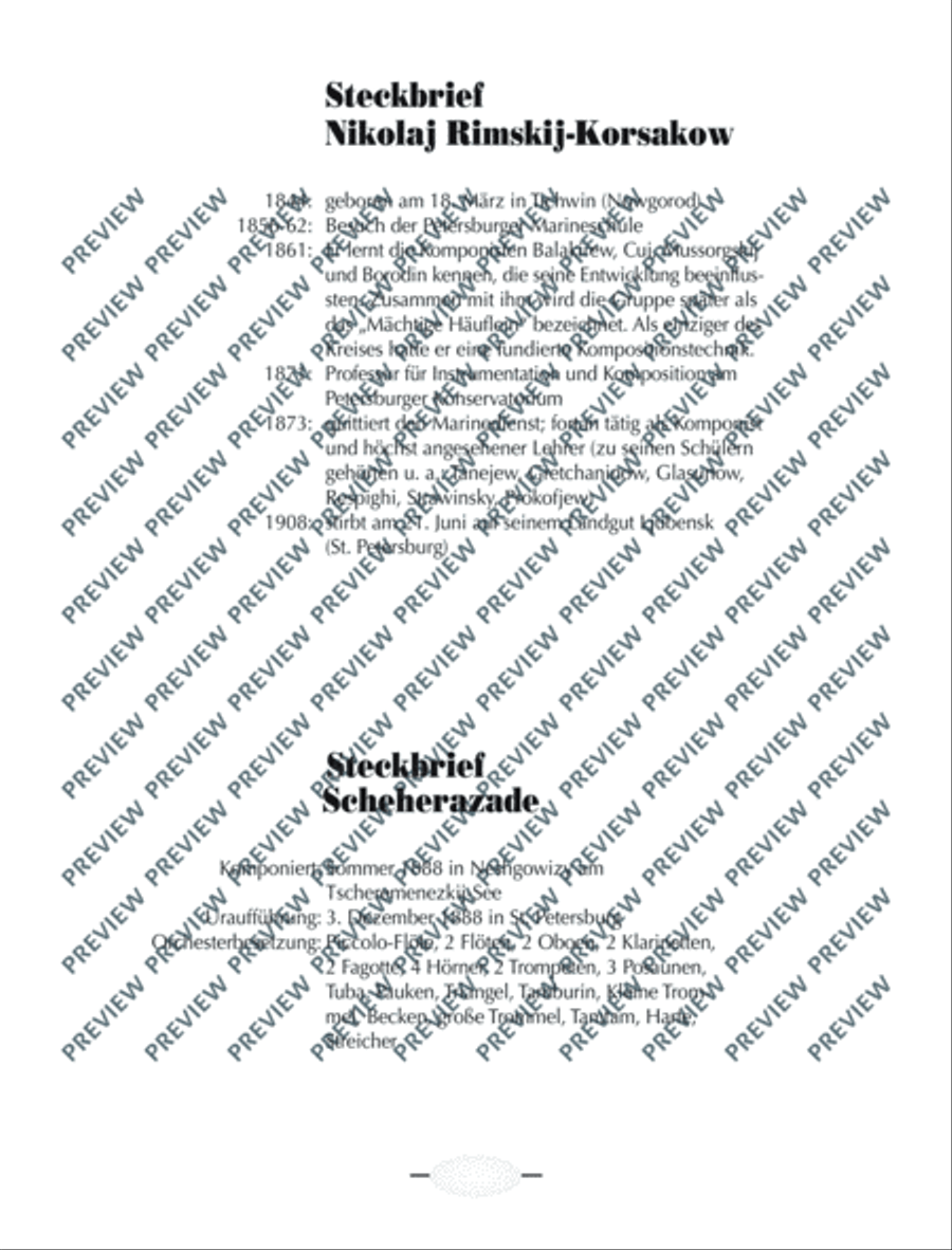 Scheherazade Scheherazade Piano Solo scores gallery preview page 4