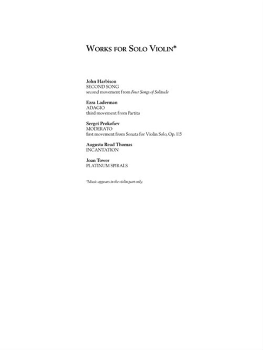 The G. Schirmer Violin Anthology Violin Solo scores gallery preview page 3