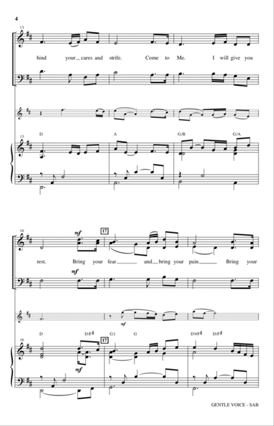 Gentle Voice 3-Part scores gallery preview page 3