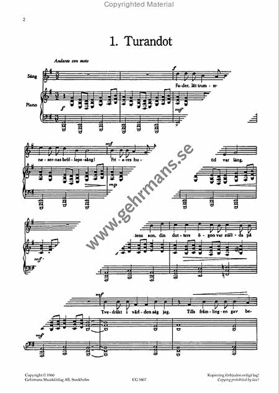 Nio sanger Voice Solo scores gallery preview page 2