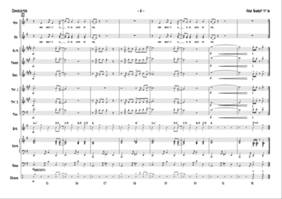 How Sweet It Is (To Be Loved By You) Tenor Saxophone scores gallery preview page 6