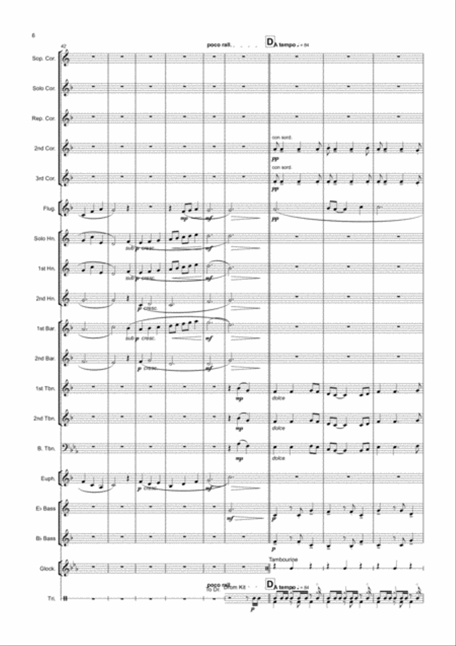 Be Thou My Vision Brass Ensemble scores gallery preview page 6