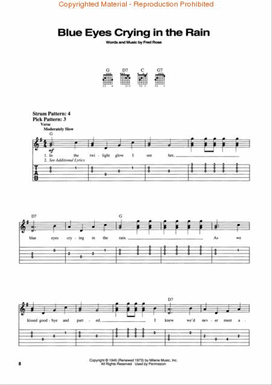 Elvis Country Favorites Elvis Country Favorites Electric Guitar scores gallery preview page 3