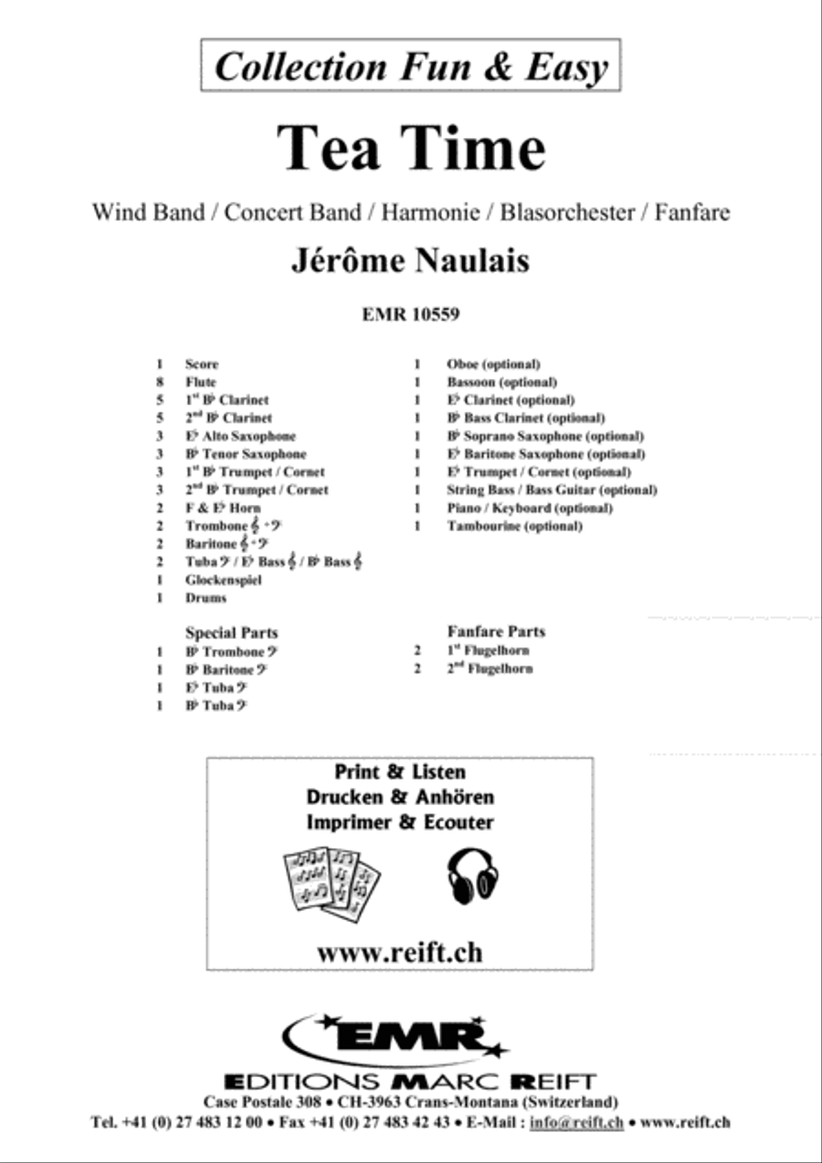 Tea Time Concert Band scores gallery preview page 2