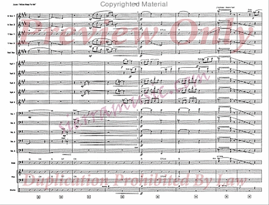 Willow Weep For Me Jazz Ensemble scores gallery preview page 8