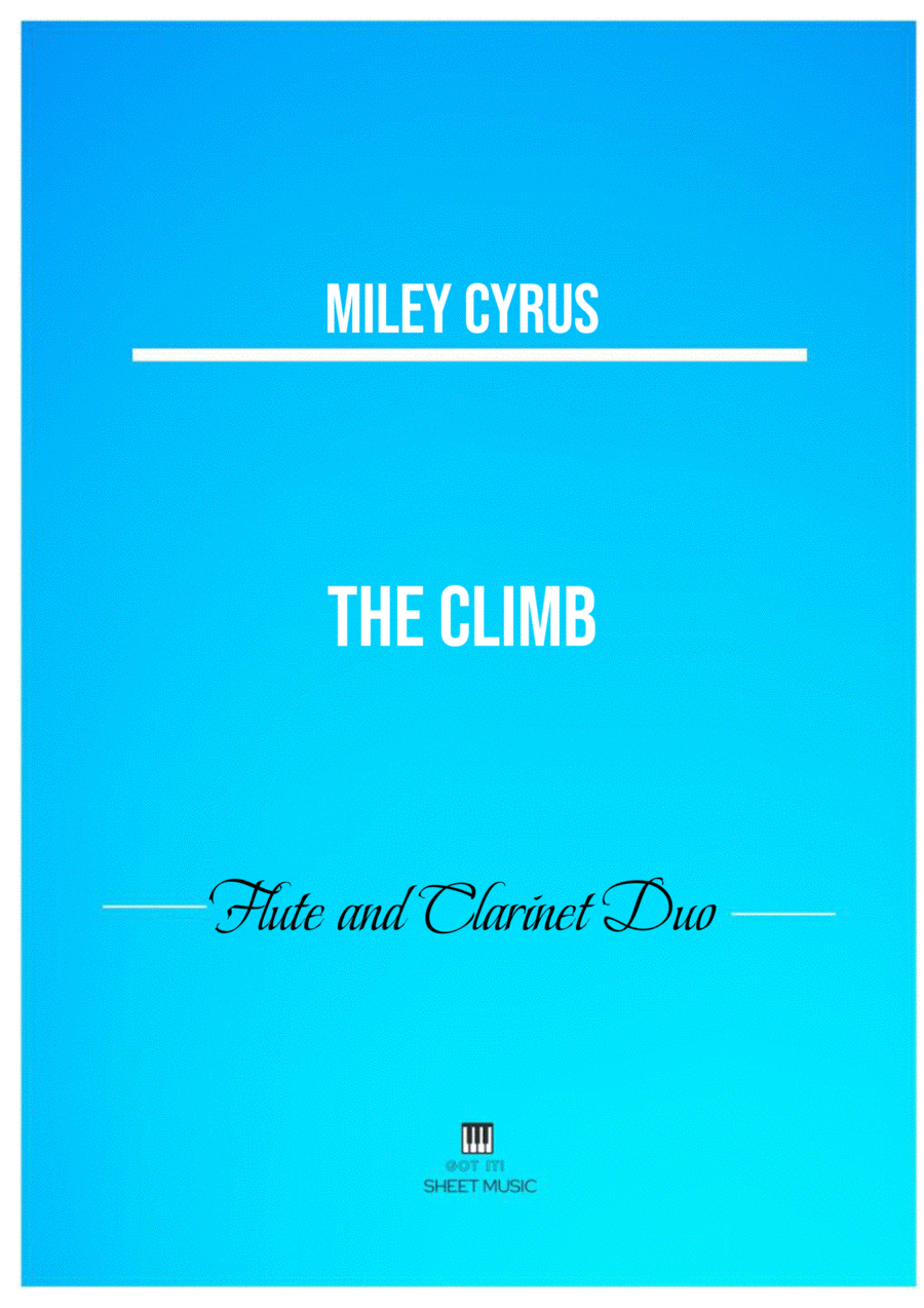The Climb Woodwind Duet scores gallery preview page 1