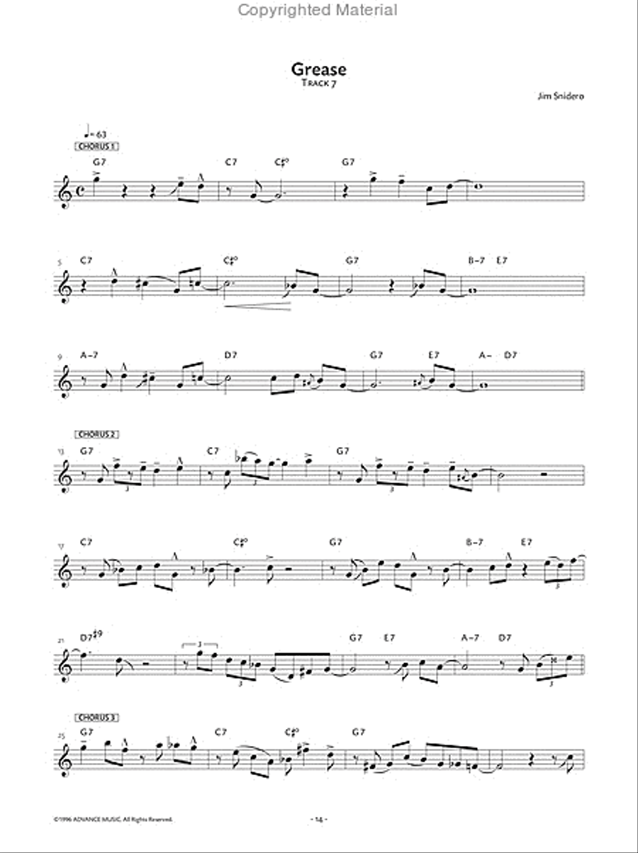 Jazz Conception Alto & Baritone Saxophone Baritone Saxophone scores gallery preview page 5