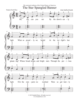 The Star-Spangled Banner - Easy Piano