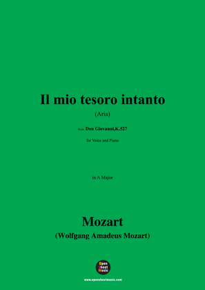 W. A. Mozart-Il mio tesoro intanto(Aria),in A Major