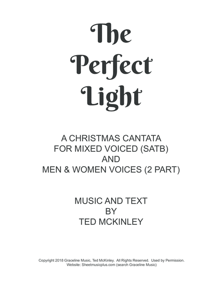 Christmas Cantata The Perfect Light image number null