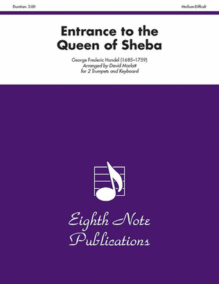 Book cover for Entrance to the Queen of Sheba