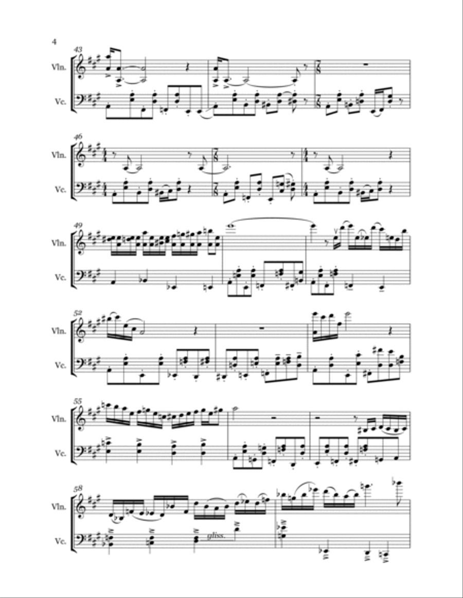 Joel String Duet scores gallery preview page 4