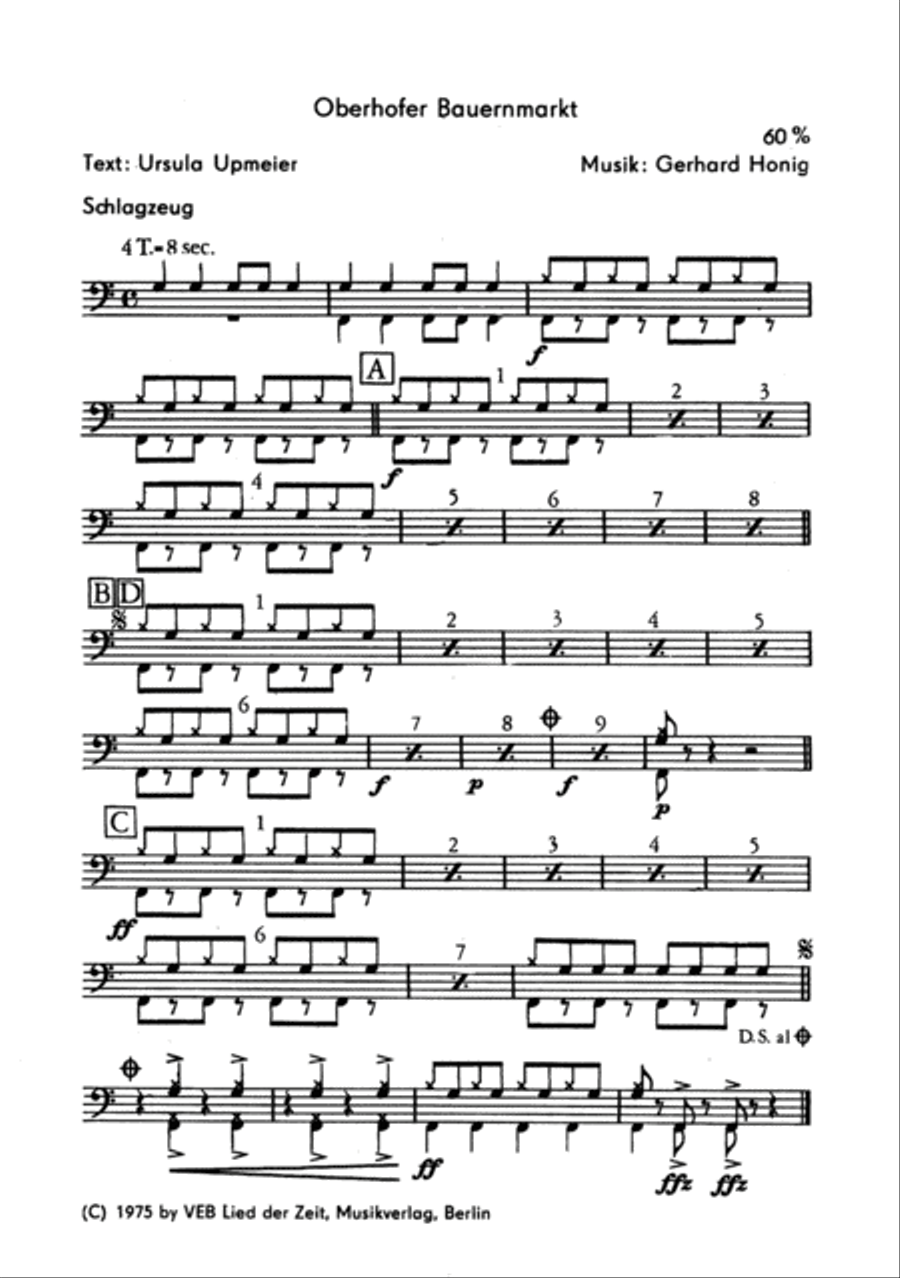 Oberhofer Bauernmarkt Clarinet scores gallery preview page 5