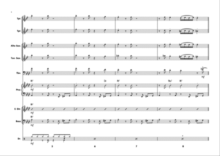You Can't Stop The Beat Small Ensemble scores gallery preview page 2