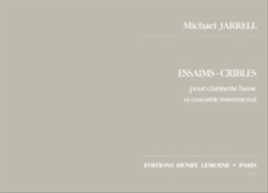 Essaims-Cribles Essaims-Cribles Bass Clarinet scores gallery preview page 1
