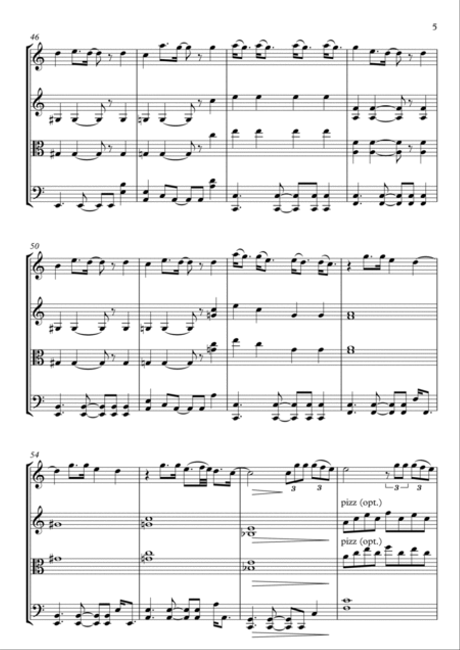 Thank U, Next String Trio scores gallery preview page 6