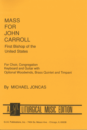 Book cover for Mass for John Carroll - Woodwind edition
