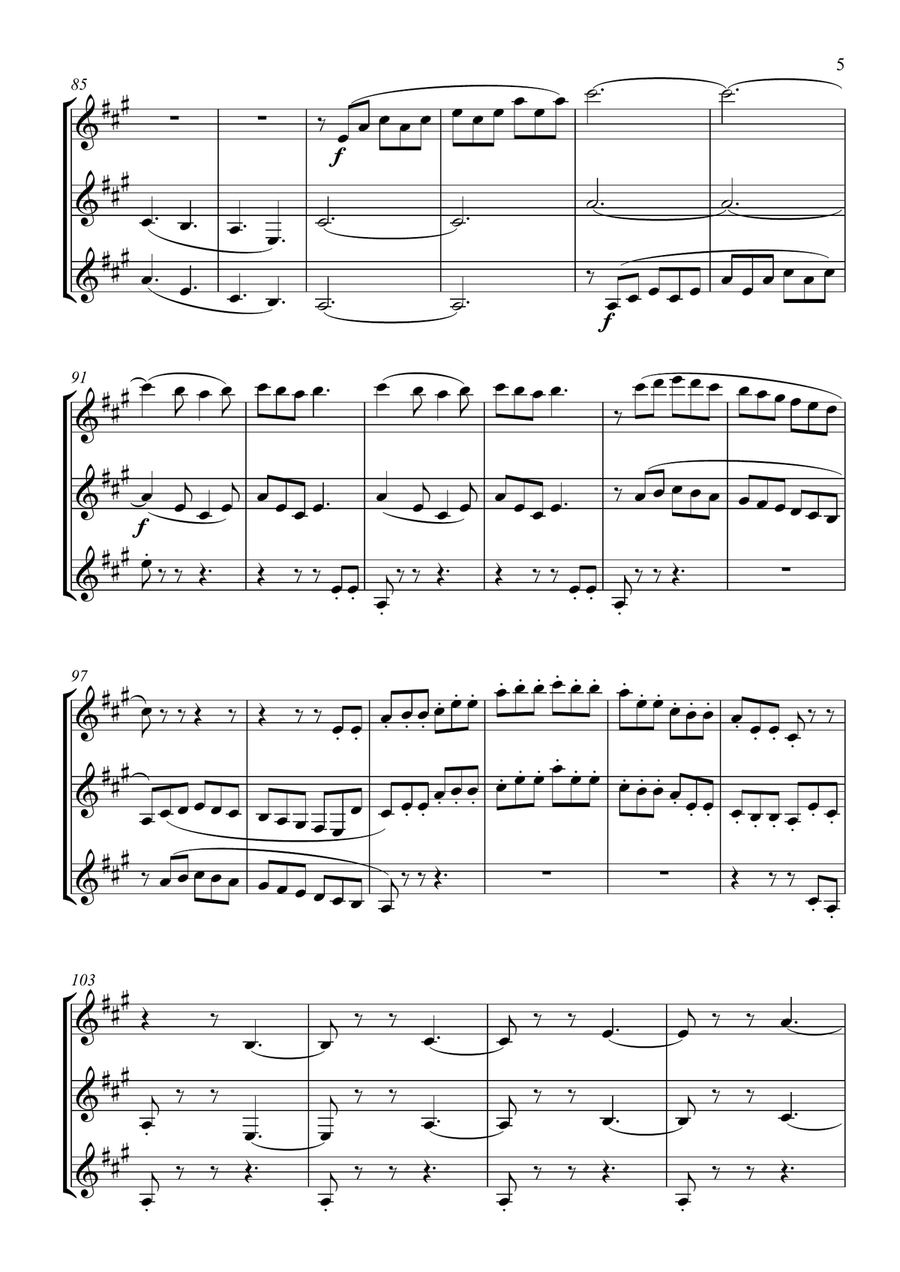 The Witches Frolic The Witches Frolic Clarinet Trio scores gallery preview page 6