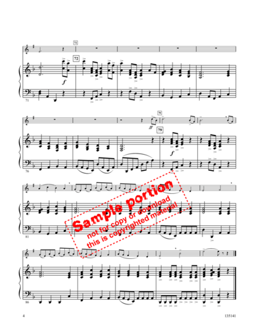 O Come, O Come Emmanuel Cornet scores gallery preview page 3