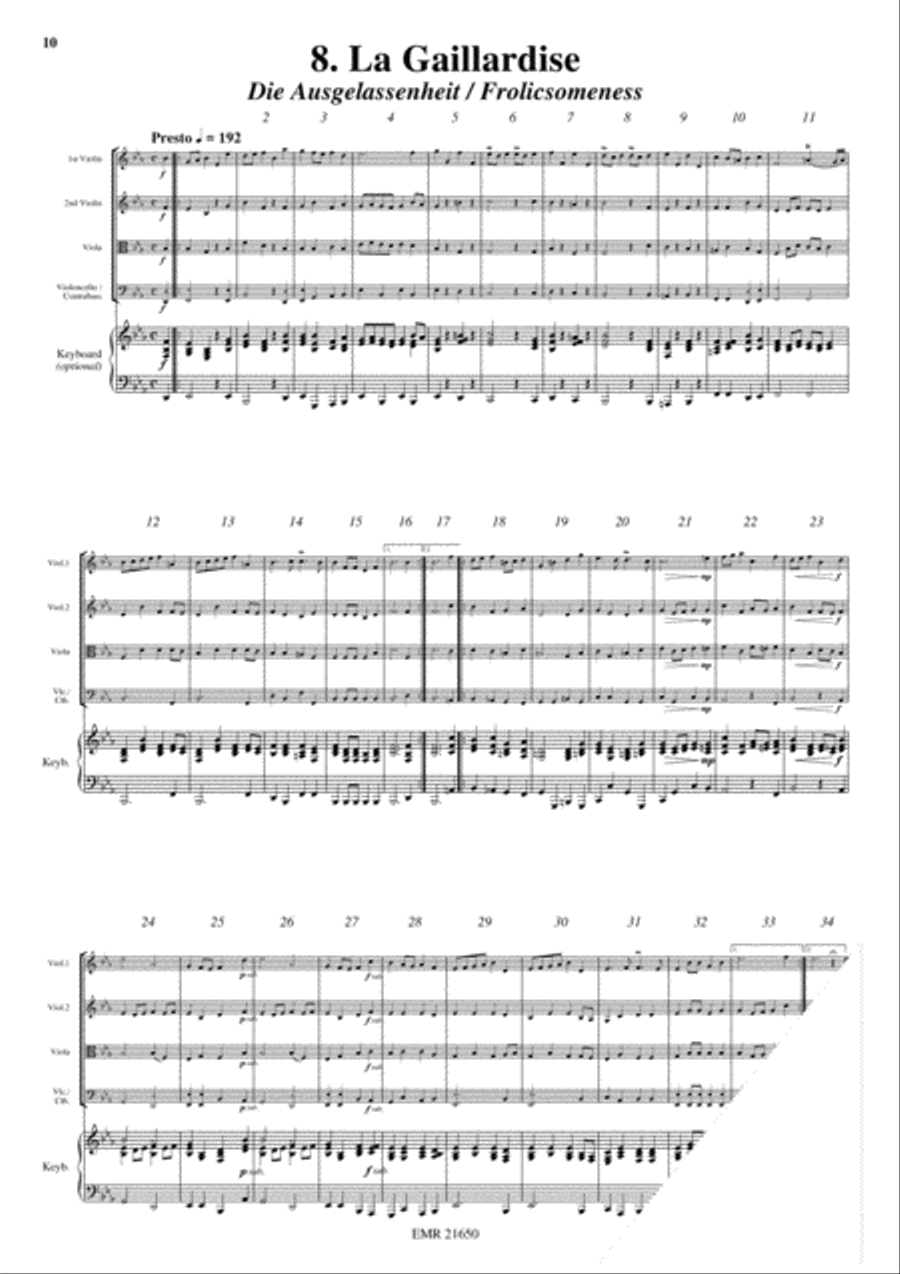 12 Heroic Marches String Quartet scores gallery preview page 10