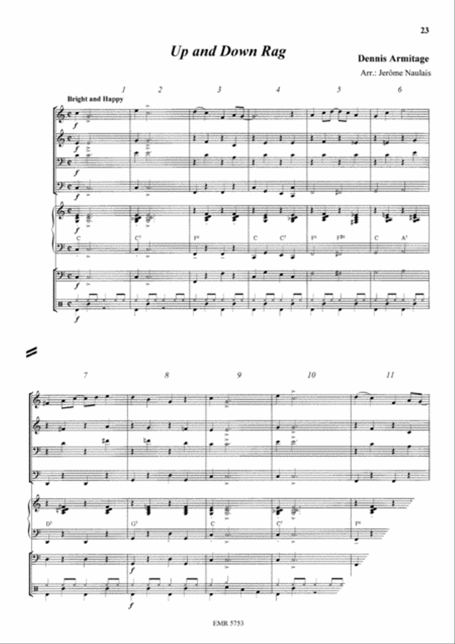 Ragtime Brass Ensemble scores gallery preview page 6